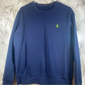 🏇Ralph Lauren Polo Navy Mens Medium Long Sleeve Sweatshirt